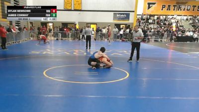 184Black lbs Rr Rnd 1 - Dylan Newsome, Virginia vs James Conway, Franklin & Marshall