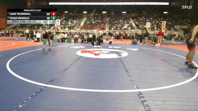 4A-175 lbs Quarterfinal - Ryan Petzold, Sheridan vs Sam Thornhill, Rock Springs