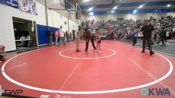 52 lbs Consi Of 8 #1 - Zayden Newman, Wyandotte Youth Wrestling vs Tyr Rodriquez, Salina Wrestling Club