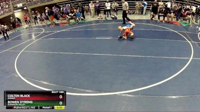 44 lbs Quarterfinal - Bowen Dyreng, Gunnison Valley vs Colten Black, Ravage