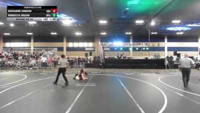 116 lbs Round Of 64 - Roxanne Gibson, Chain Wrestling vs Rebecca Dezan, Upland Hs