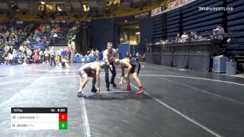 157 lbs Consolation - Will Lawrence, Virginia Military Institute vs Hunter Jones, West Virginia