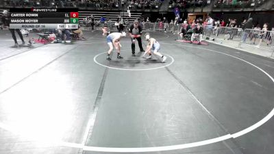 110 lbs Round Of 16 - Carter Rowin, F.l.o.w. vs Mason Moyer, Junior Spartans