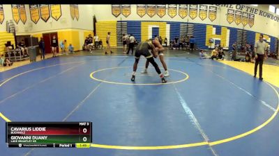 144 Blue 1st Place Match - Cavarius Liddie, Buchholz vs Giovanni Duany, Lake Brantley Hs