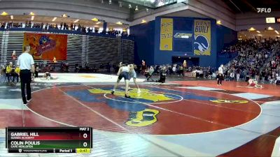 144 lbs Prelim - Gabriel Hill, Sussex Academy vs Colin Poulis, Cape Henlopen