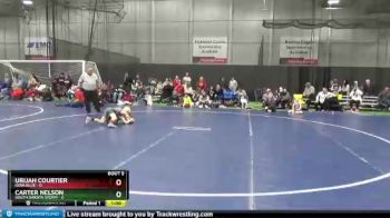 75 lbs Round 2 (6 Team) - Carter Nelson, South Dakota Storm vs Urijah Courtier, Iowa Blue