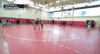 170 lbs Cons. Round 6 - Katherine Herrera, La Habra vs Alyiah Sandoval, Santa Ana