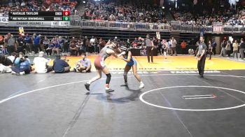 6A 110 lbs Champ. Round 1 - Natalie Taylor, Katy Cinco Ranch vs Re`Niyah Swindall, Prosper Rock Hill