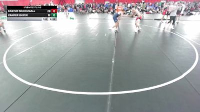 157 lbs Placement Matches (8 Team) - Easton McDougall, Zimmerman vs Zander Bayer, Weyauwega-Fremont