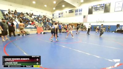 113 lbs Cons. Round 4 - Logan Wagner-Roberts, Eastvale Elite vs Logann Ruiz, Los Alamitos High School