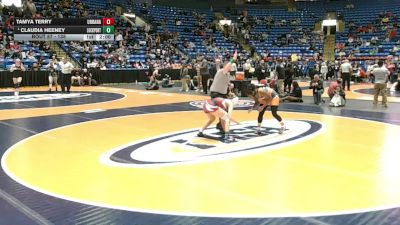 135 lbs Champ. Round 1 - Claudia Heeney, Lockport (Twp.) vs Tamya Terry, Urbana (H.S.)