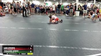 92 lbs Round 5 (6 Team) - Jake Stevens, Revolution Elite vs Fernando Jimeno, U2 Upstate Uprising