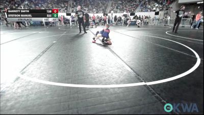 49 lbs 5th Place - Barrett Smith, Team Tulsa Wrestling Club vs Stetson Manuel, Blackwell Wrestling Club