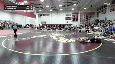 157 lbs Final - Laso Kelleh, Granby/East Granby vs Logan Martin, Sheehan*
