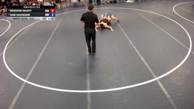 215 lbs Cons. Round 2 - Braeden Maxey, Pinnacle vs Sam Hultmann, No Nonsense Wrestling