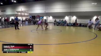 115 lbs Semis & 1st Wrestleback (8 Team) - Oakley True, Griffin Fang vs Karla Marmolejo, Hawkstyle MX Elite