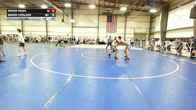 154 lbs Rr Rnd 2 - Mason Nagel, OHIO GOLD - MS vs Mason Catalano, Mat Warriors Green MS - MS