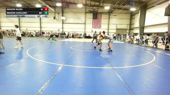 154 lbs Rr Rnd 2 - Mason Nagel, OHIO GOLD - MS vs Mason Catalano, Mat Warriors Green MS - MS