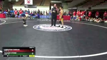 120 lbs Round 1 (16 Team) - Christian Vargas, KCWA vs Tanner Stone, SAWA