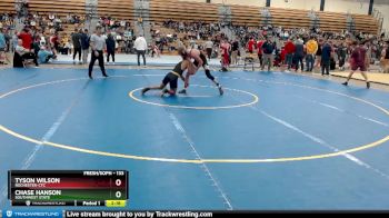 133 lbs Quarterfinal - Tyson Wilson, Rochester-CTC vs Chase Hanson, Southwest State