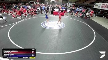 145 lbs Round 3 (16 Team) - Tiarra Bibbens, TCWA-GR vs Dora Assis, OCWA-GR