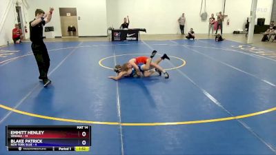 125 lbs Round 3 (8 Team) - Emmitt Henley, Virginia vs Blake Patrick, New York Blue