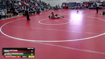 189 lbs Cons. Round 4 - Jamisen Frederickson, New Ulm Area vs Aidan Mattison, Marshall