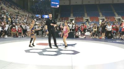 95 lbs Champ. Rd Of 64 - Lindsey Lau, Hawaii vs Peyton Brazzle, Kansas