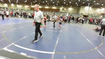 89 lbs Consi Of 8 #2 - Addison Carrion, Douglas County Grapplers vs Korbin Muller, Caldwell WC