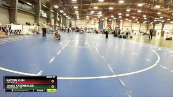 88 lbs Rd# 10- 4:00pm Saturday Final Pool - Kayden Khim, Cali Red vs Chase Karenbauer, Minion Black