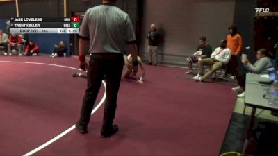 144 lbs 25th Place Match - Jase Loveless, Union, LaPorte City vs Trent Keller, Waterloo East