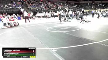 126 Class 3 lbs Semifinal - Porter Matecki, Whitfield vs Jeremiah Kassing, Warrenton