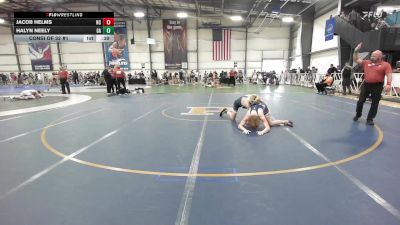 127 lbs Consi Of 32 #1 - Jacob Helms, NC vs Halyn Neely, GA