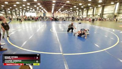 60 lbs Rd# 6- 9:00am Saturday Final Pool - Cooper Cerefice, Nauman Green vs Kolby Pitzen, Team Ohio