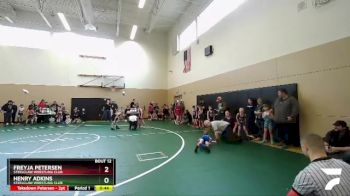 38-40 lbs Round 1 - Henry Adkins, Steelclaw Wrestling Club vs Freyja Petersen, Steelclaw Wrestling Club