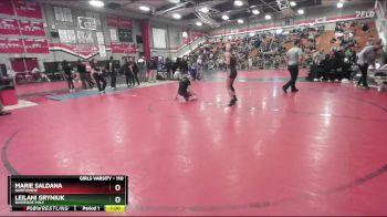 110 lbs Cons. Round 6 - Leilani Gryniuk, Riverside Poly vs Marie Saldana, Northview