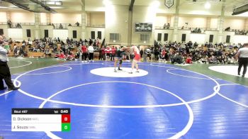 215 lbs Consi Of 16 #2 - Dylan Dickson, North Attleborough vs Julius Souza, Cumberland