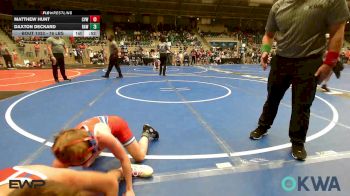 76 lbs Rr Rnd 2 - Matthew Hunt, Caney Valley Wrestling vs Daxton Deckard, Raw Wrestling Club