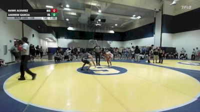 128 lbs Semifinal - Andrew Garcia, Vista Del Lago vs Hawk Alvarez, Mayfair High School