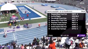 Youth Boys' 4x400m Relay Championship, Finals 1 - Age 9-10