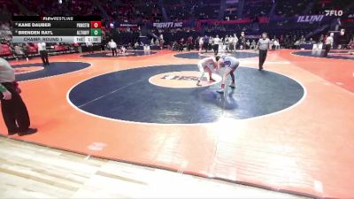 1A 132 lbs Champ. Round 1 - Kane Dauber, Princeton vs Brenden Rayl, Belleville (Althoff Catholic)