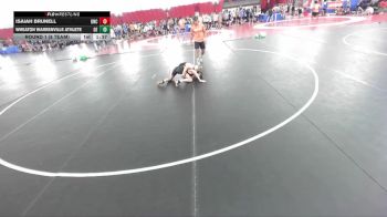 106 lbs Round 1 (8 Team) - Wheaton Warrenville Athlete, Oswego East vs Isaiah Brunell, United North Central