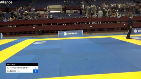 Larissa Manuelle Oliveira vs Malena Sessa 2024 Pan IBJJF Jiu-Jitsu No-Gi Championship