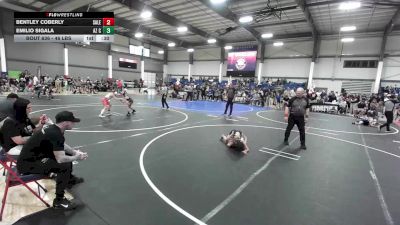 46 lbs Rr Rnd 5 - Bentley Coberly, Salem Elite Mat Club vs Emilio Sigala, Az Cross Trained