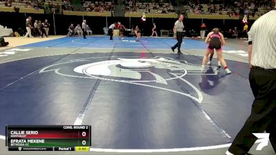 130 lbs Cons. Round 2 - Callie Serio, Northeast vs Efrata Mekene, Bethesda-CC