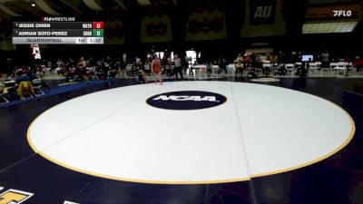 174 lbs Quarterfinal - Adrian Soto-Perez, Greensboro vs Jessie Orbin, Waynesburg