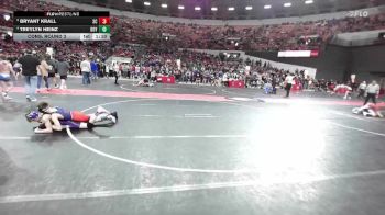 105 lbs Cons. Round 3 - Treylyn Heinz, Boyceville vs Bryant Krall, Spencer Columbus