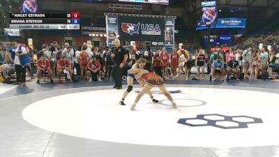 105 lbs Champ. Rd Of 32 - Hailey Estrada, Kansas vs Briana Stetson, Pennsylvania