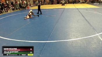 61 lbs Champ. Round 1 - Gavin McAlpine, STMA (St. Michael/Albertville) vs Nolan Quistorff, Sauk Centre