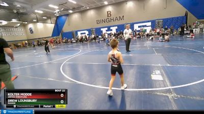 53 lbs Quarterfinal - Drew Lounsbury, Ravage vs Kolter Modde, Uintah Wrestling